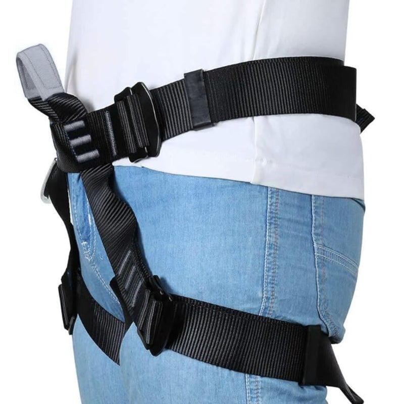 White Tech Climbing Safety Harness Belt Seat Belts for Tree Climbing Outdoor Training Caving Rock Climbing Rappelling and Fall Protection, Climbing, and Industrial Use for Women Man - Image 2