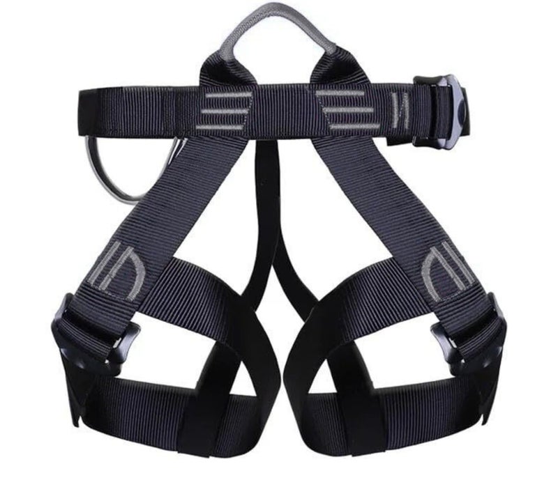 White Tech Climbing Safety Harness Belt Seat Belts for Tree Climbing Outdoor Training Caving Rock Climbing Rappelling and Fall Protection, Climbing, and Industrial Use for Women Man - Image 3