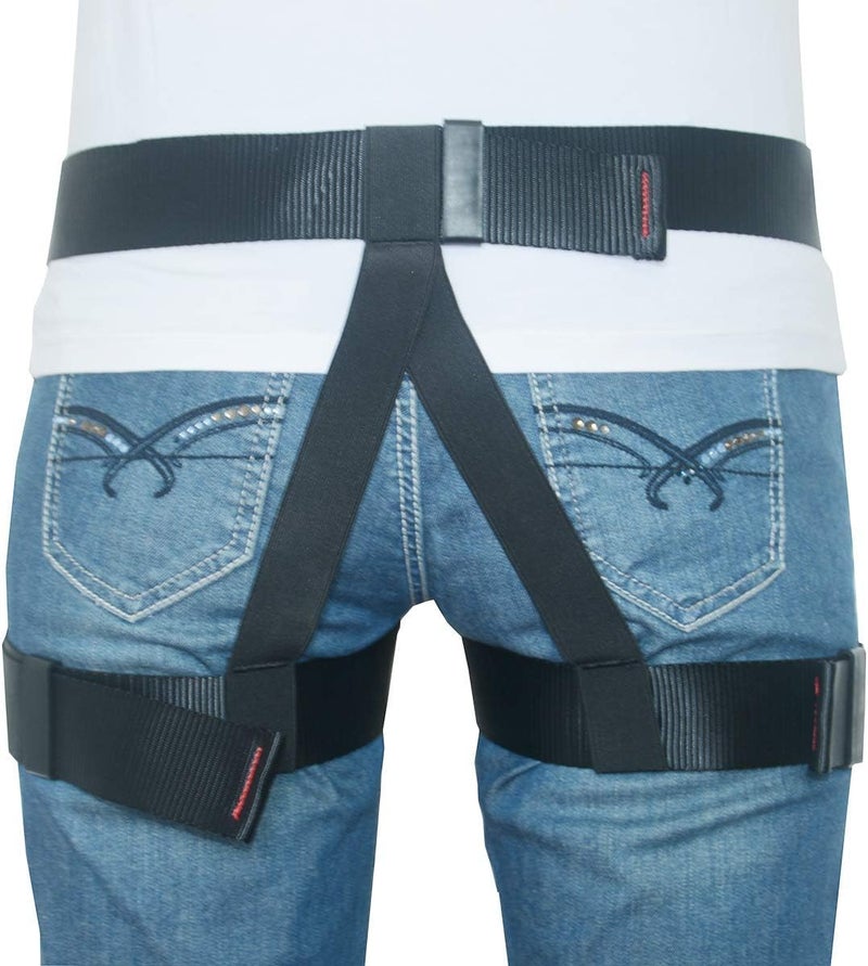 White Tech Climbing Safety Harness Belt Seat Belts for Tree Climbing Outdoor Training Caving Rock Climbing Rappelling and Fall Protection, Climbing, and Industrial Use for Women Man - Image 5