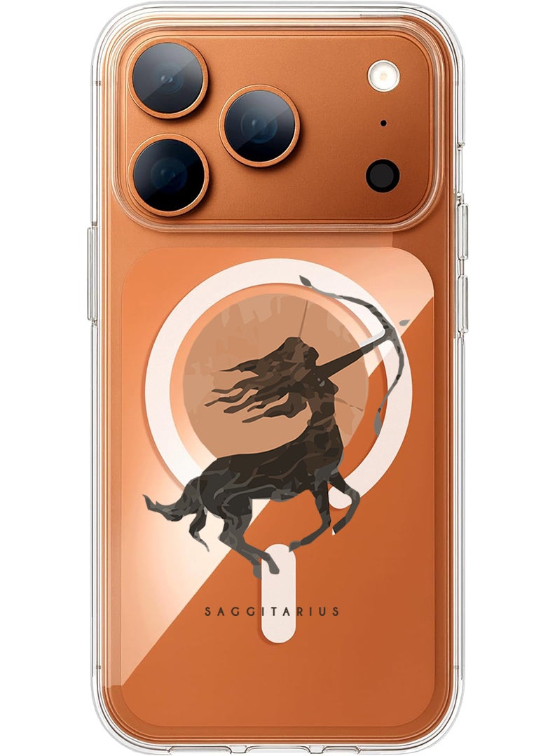 Theodor Magnetic Case for Apple iPhone 17 Pro Compatible with MagSafe Wireless Charging, Shockproof Phone Bumper Cover - Silence Speaks - Image 1