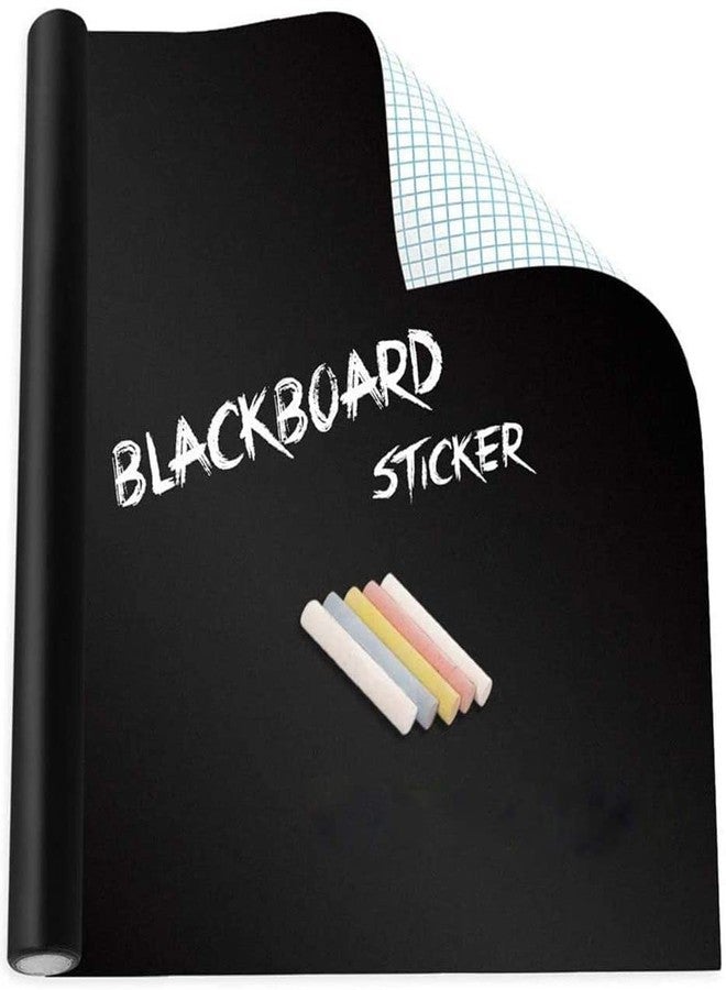 HARIRUP 45x200 Cm Black Board Sticker for Wall Blackboard Self Adhesive Removable Use Home Kids School Office - Image 1
