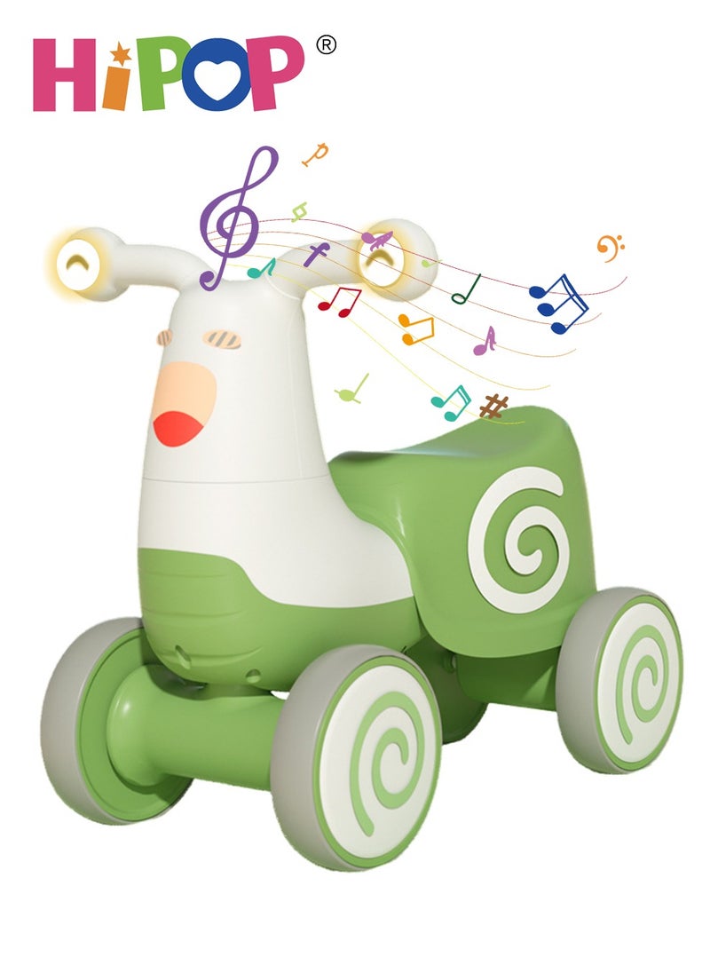 HIPOP - Balance Bike for Kids,Ride On Car with Light and Music,Friendly Training Balance,Ride On Toys as Children Gift - Image 1