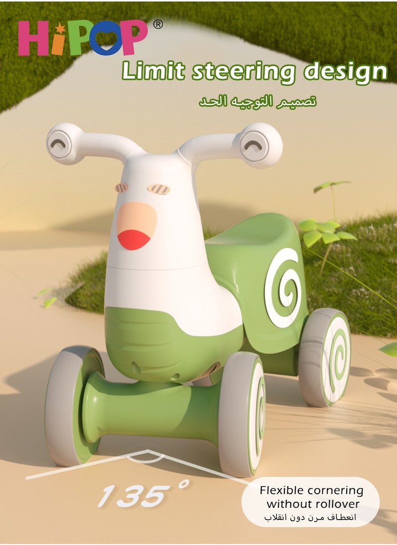 HIPOP - Balance Bike for Kids,Ride On Car with Light and Music,Friendly Training Balance,Ride On Toys as Children Gift - Image 1