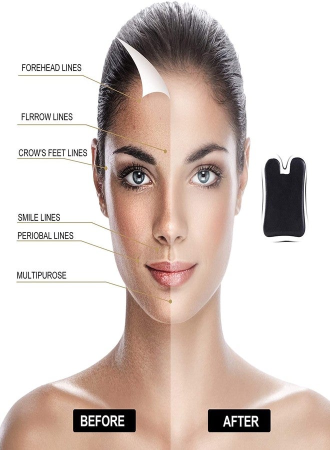 Getmecraft Gua Sha Facial Tools Set, Stone Gua Sha Scraping Tool, Gua Sha Massage Tool for Face Body Massage, Facial Skincare, Acupuncture Therapy - Image 2