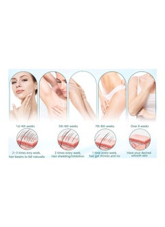 LEXIN 900000 Flashes Permanent Hair Removal Electric Body Scrub and Polish White  - Image 5