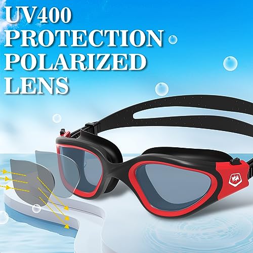 WIN.MAX Polarized Swimming Goggles Swim Pool Goggles Anti Fog Anti UV No Leakage Clear Vision for Men Women Adults Teenagers - Image 2