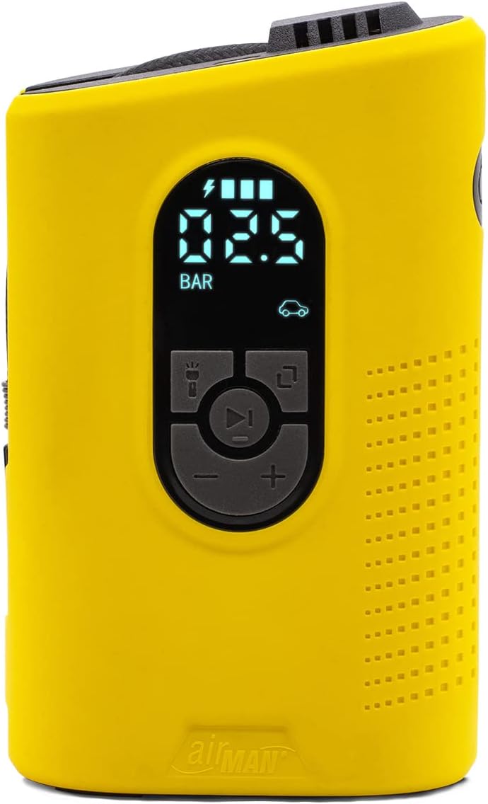 AIRMAN CICLO Portable Air Compressor with Rechargeable Battery - Image 5