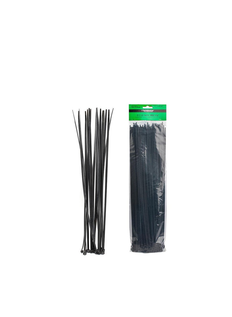 Terminator Terminator Cable Ties Black 100PCS TCT 4.8X400 BW 