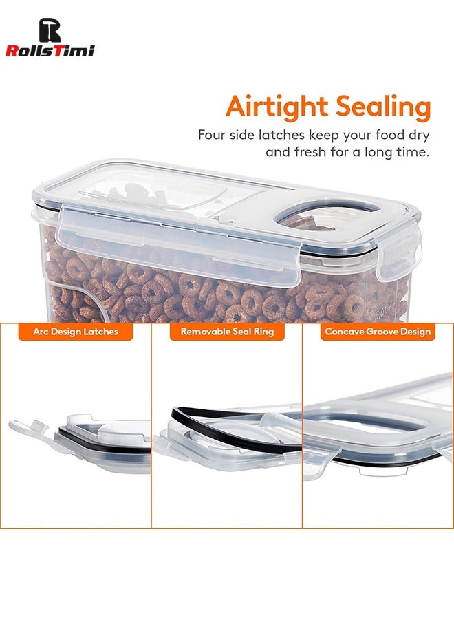Cereal Storage Container Set of 4, Airtight Food Storage Canisters