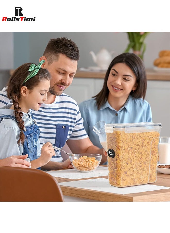 Cereal Storage Container Set of 4, Airtight Food Storage Canisters