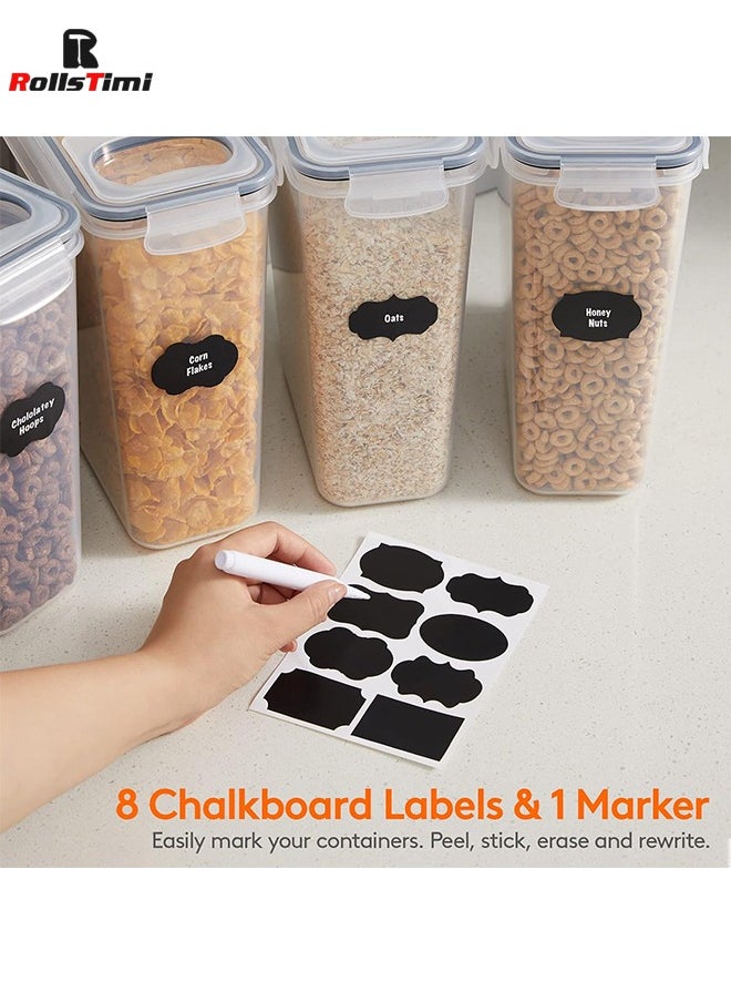 Cereal Storage Container Set of 4, Airtight Food Storage Canisters