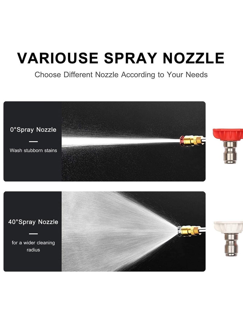 DETREND - High Pressure Car/Bike/Gardening Wash Nozzle Water Spray Gun with Nozzle Set 0 L Hose-end Sprayer - Image 1