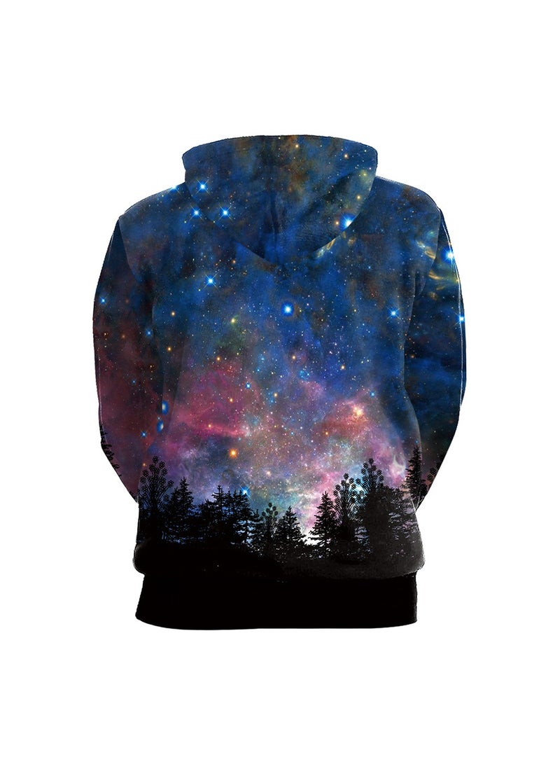 Loquat Squality 3D Printing Long Sleeved Hoodie Men/Women Multicolour - Image 2