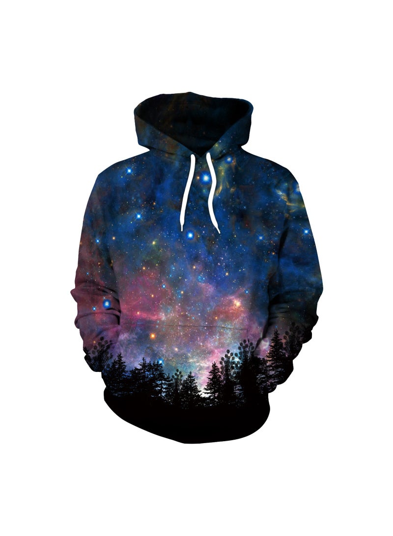 Loquat Squality 3D Printing Long Sleeved Hoodie Men/Women Multicolour - Image 1