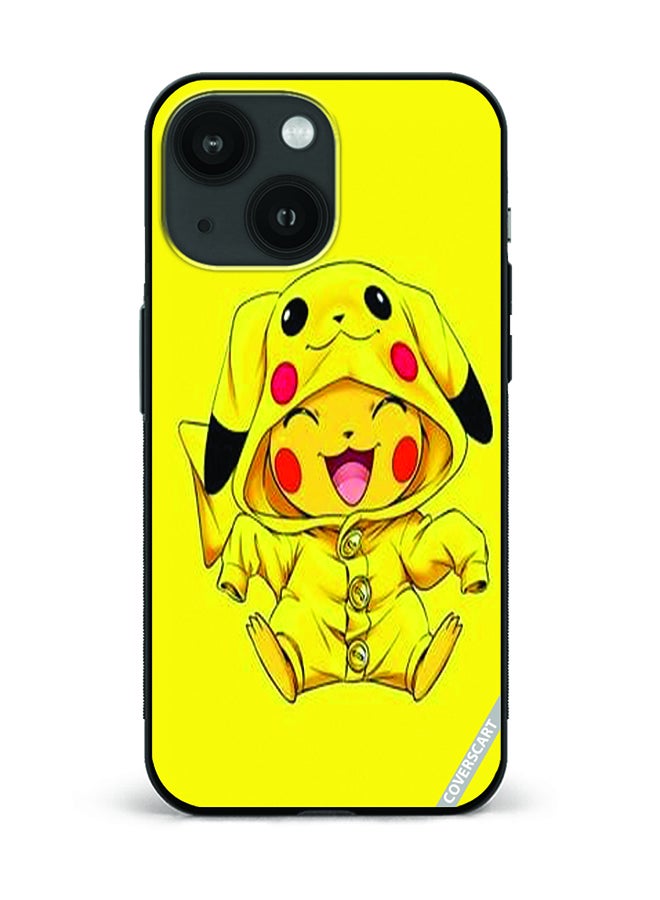 COVERSCART Protective Case Cover For Apple iPhone 15 Pikachu Design Multicolour