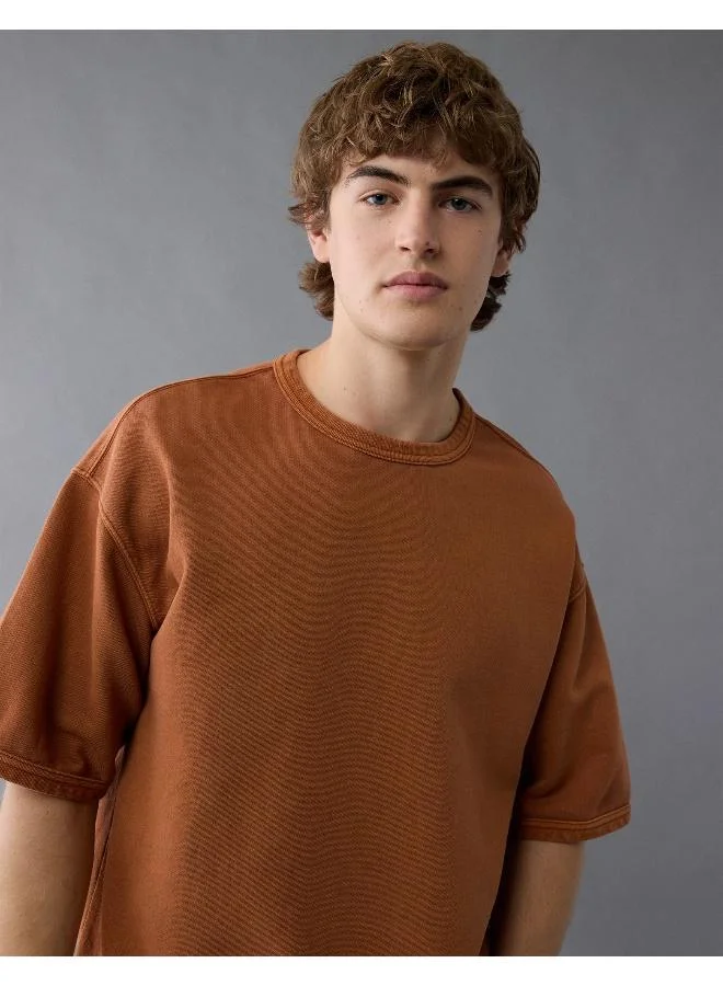 امريكان ايجل Your go-to tee, but with an elevated, sporty vibe in twill cotton fabric.