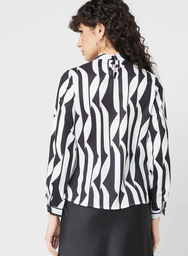 ELLA High Neck Shirt