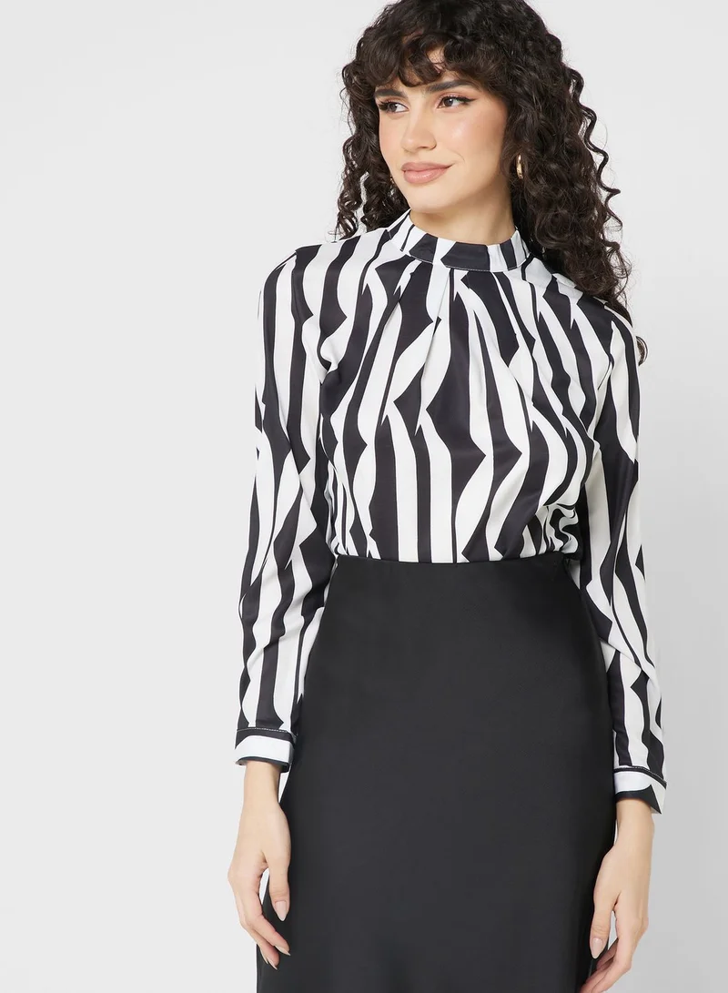 ELLA High Neck Shirt