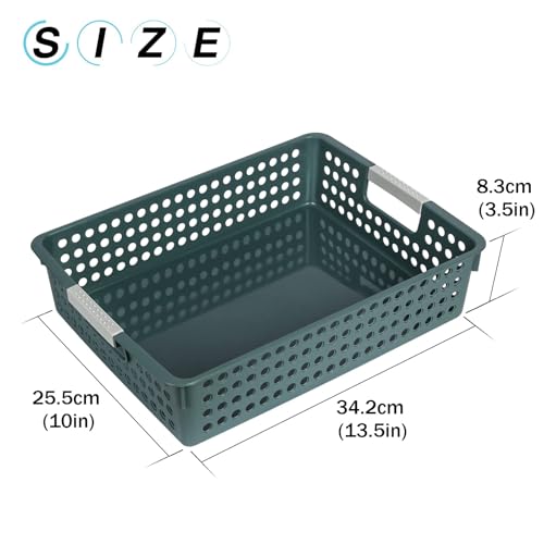 DLUCKY 4Pcs Classroom Organization and Storage Paper Tray Holds 4A,Paper Trays for Classroom Toy,Crayons,Handicrafts Storage,Also for Library, Drawers, Office, Kitchen, Bathroom - Image 3