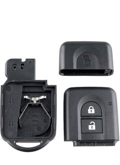 althiqahkey 2 Button Replacement Remote Car Key Shell Case Holder for Nissan Micra Xtrail Juke Qashqai Sunny  - Image 2