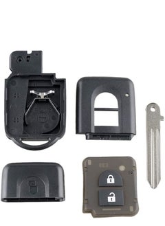 althiqahkey 2 Button Replacement Remote Car Key Shell Case Holder for Nissan Micra Xtrail Juke Qashqai Sunny  - Image 3