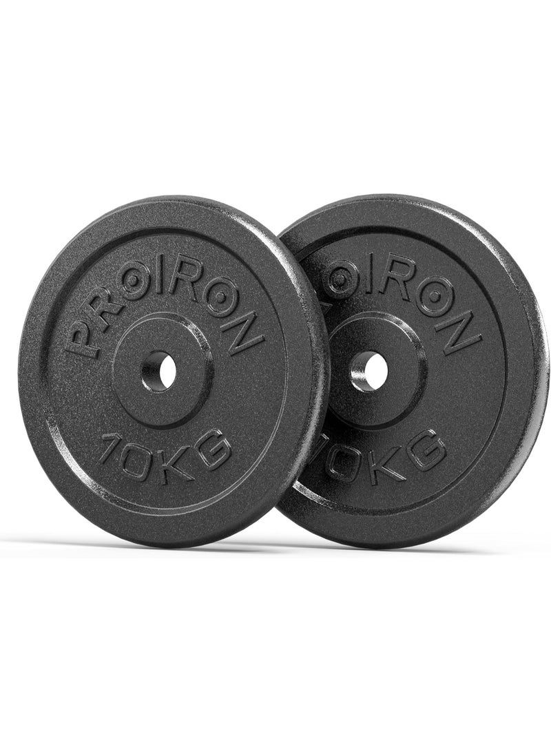 Marshal Fitness Cast Iron Adjustable Dumbbell Set Hand Weight with Solid Dumbbell Handles Changed into Barbell Handily Perfect for Bodybuilding Fitness Weight Lifting Training Home Gym 15KG 20KG 30KG - Image 1
