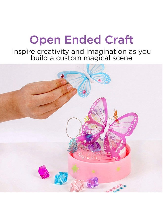 Creativity for Kids مجموعة حرفة أضواء الفراشة للأطفال - تصنع 1 ضوء ليلي على شكل فراشة للأطفال - Image 5