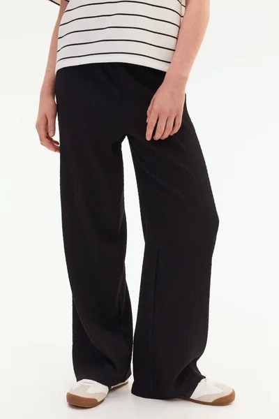 H&M Textured Jersey Trousers