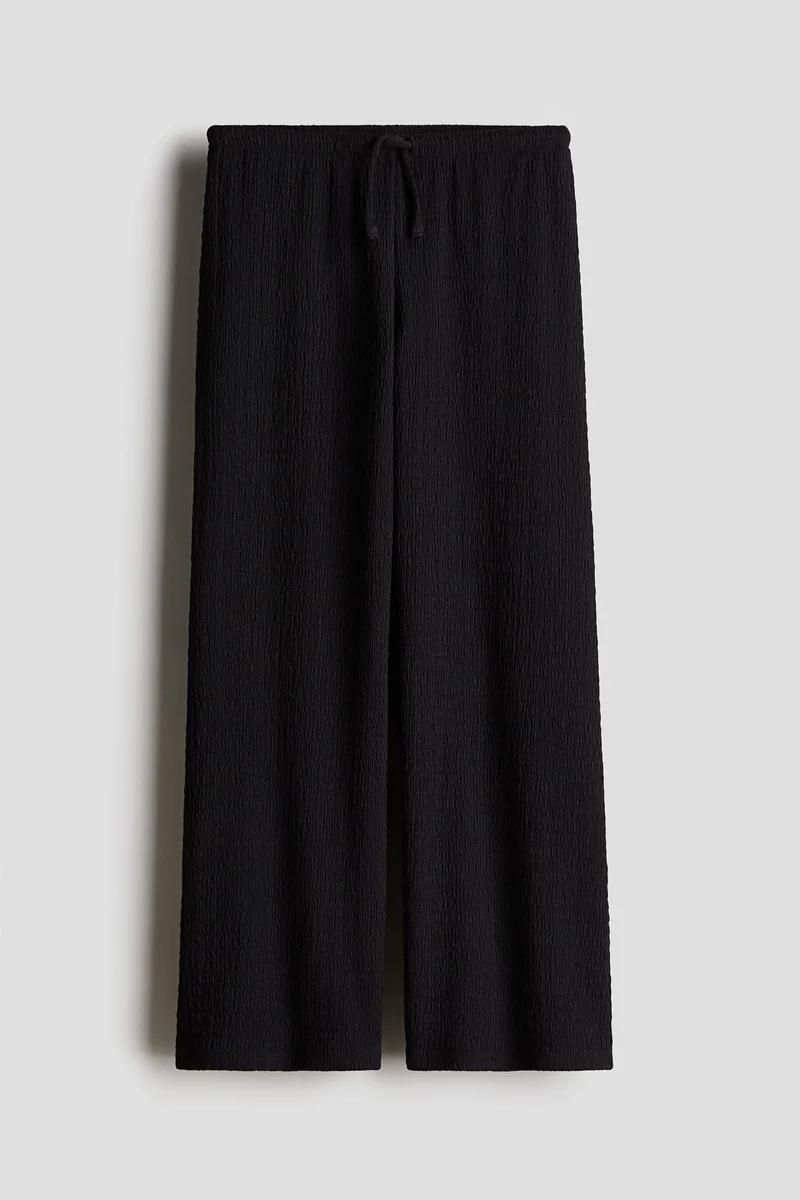 H&M Textured Jersey Trousers