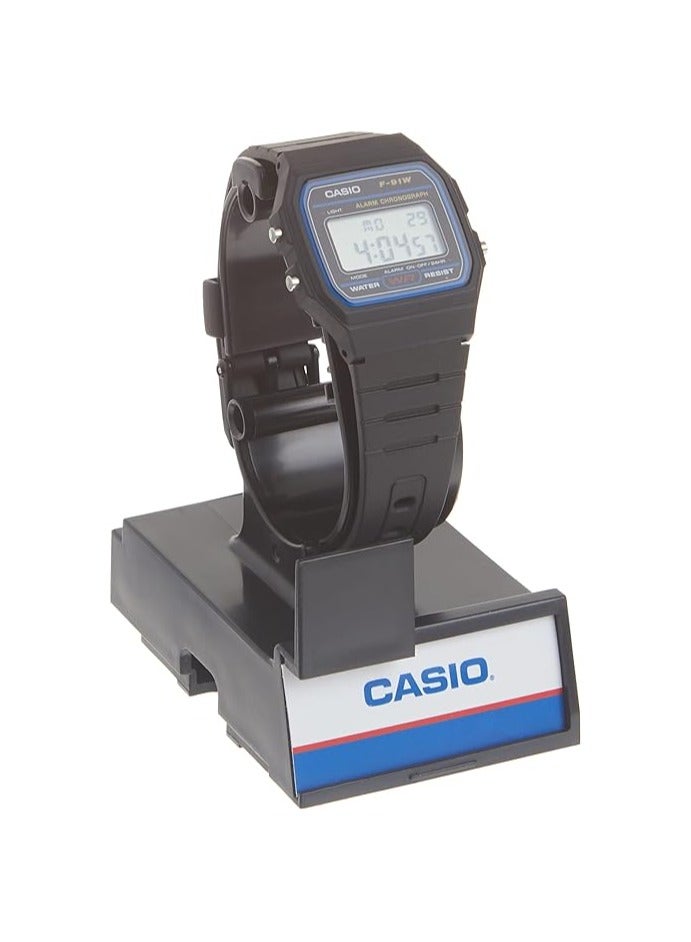 Casio Men's Vintage F91W-1 Resin Strap Digital Sport Watch - Image 3