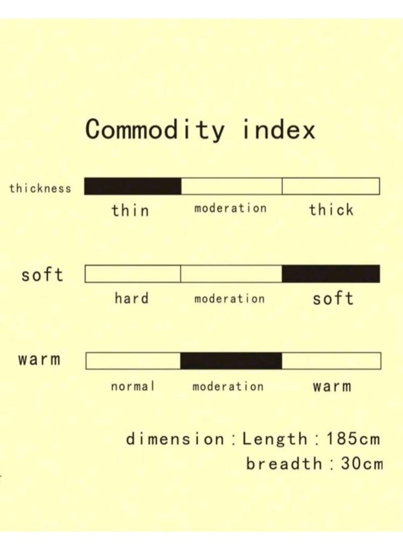 Shein 1pc Unisex Black, White, Gray Square Plaid Pattern Faux Cashmere Neck ScarF - Image 4