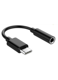 USB-C to 3.5mm Headphone Jack Adapter - Digital Audio Converter with Remote Control Compatible with Samsung, OnePlus, Google Pixel and More Multiple Colors (Random Color Black or White)