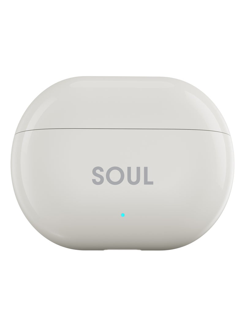 Xcell - Xcell soul17 Grandé True Wireless Earbuds | Sleek Minimalist Design, Bluetooth 5.3, Pure Bass | 4Hr Playtime + 100 Days Standby | TWS with Touch Controls for iOS/Android | Lightweight - White - Image 1