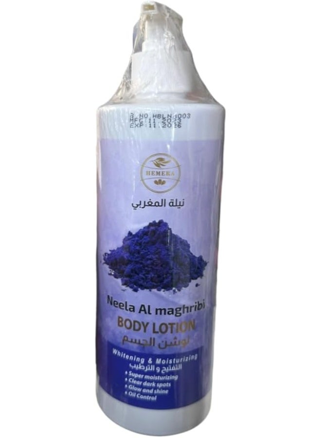 Hemera Neela Al Maghribi Body Lotion, Whitening & Moisturising, Oil Control, 500ml - Image 2
