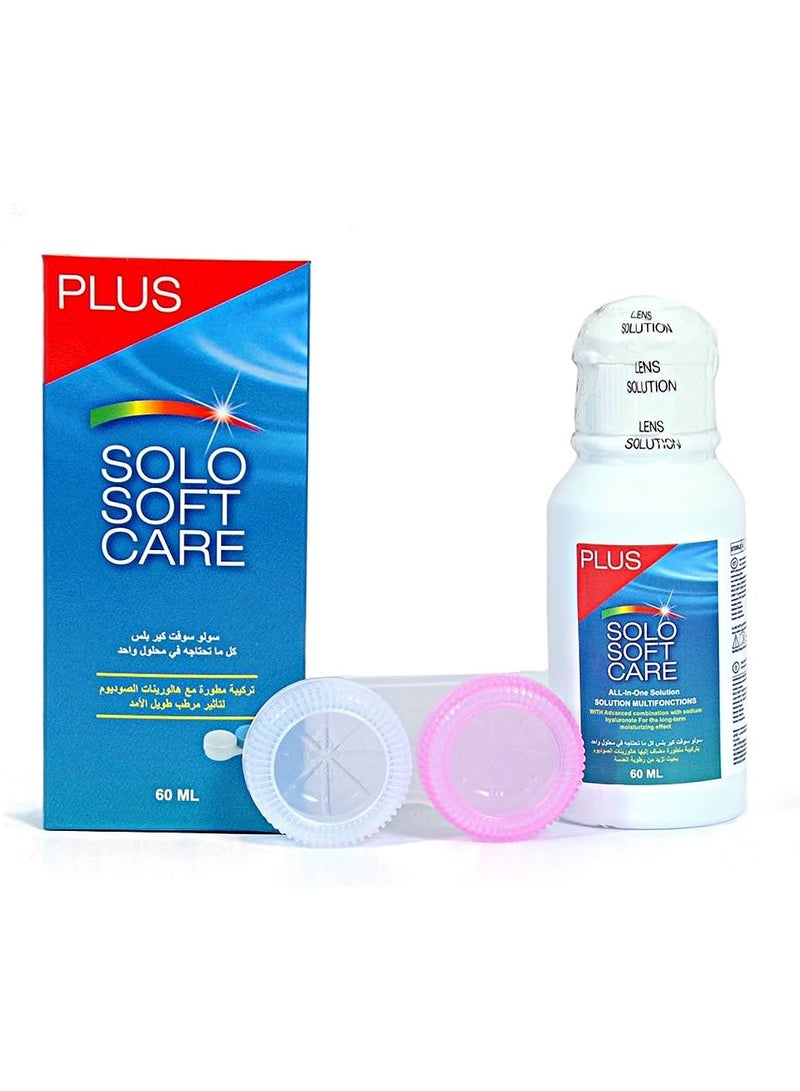 Solo Soft Care Solo Soft Care Plus Disinfecting solution for contact lenses 60ml 