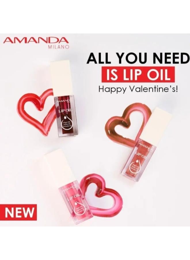 Amanda Milano Lip Oil With Argan Jojoba Avocado Oil - 02 - Image 3