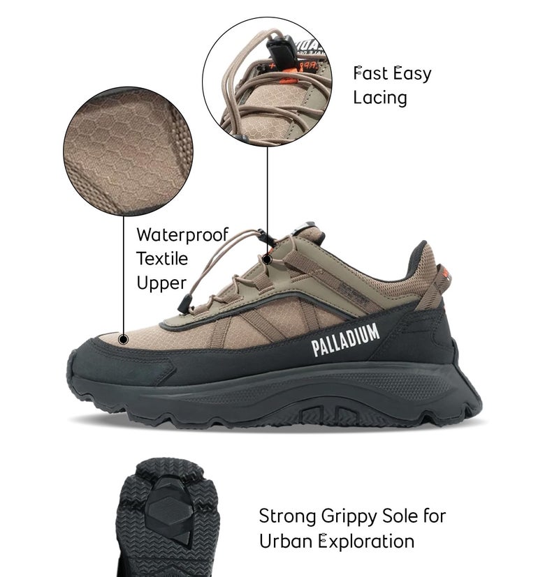 Palladium Thunder Protect WP+ Dusky Green Sneakers | Waterproof & Protective Outdoor/Urban Footwear | Durable Reinforced Upper, Mudguard, Grip Outsole for Travel & Daily Use - Image 5
