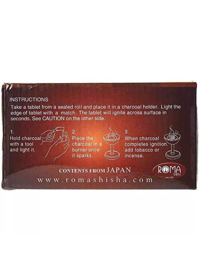Golden Torch Coal, Long-Lasting Burning Charcoal Tablets 80pcs  - Image 3