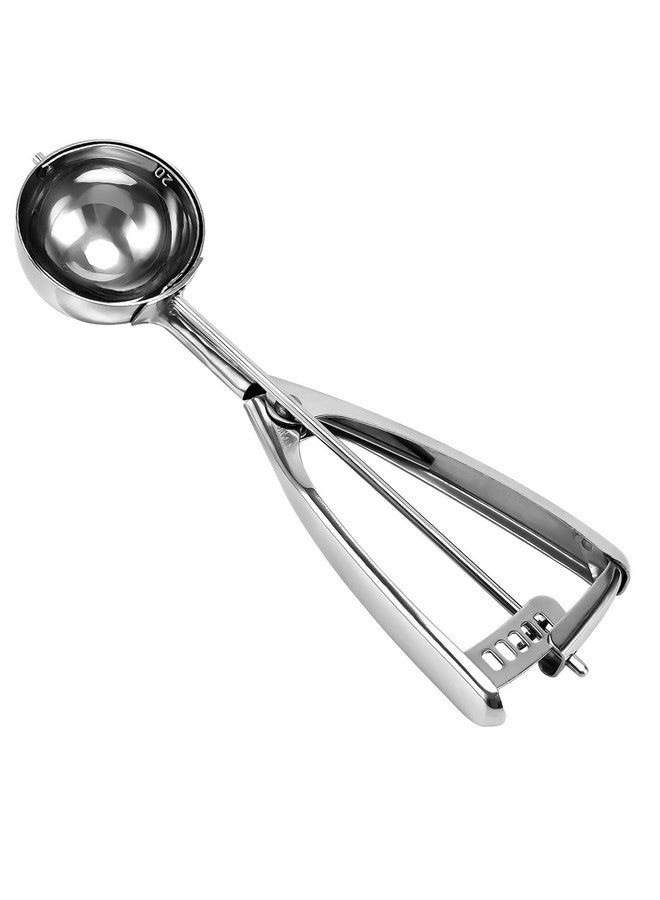 Saebye Large Cookie Scoop. 3 Tbsp Cookie Scoops for Baking, Cookie Dough Scoop, Cupcake Scoops, 2 3/32 inches / 53 mm Ball, 18/8 Stainless Steel, Secondary Polishing - Image 1