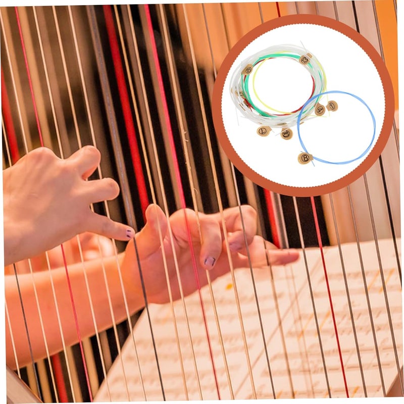15pcs Lyre Strings Set Carbon Fiber Replacement Strings for Lyre Harp Musical Instrument Accessories - Image 5