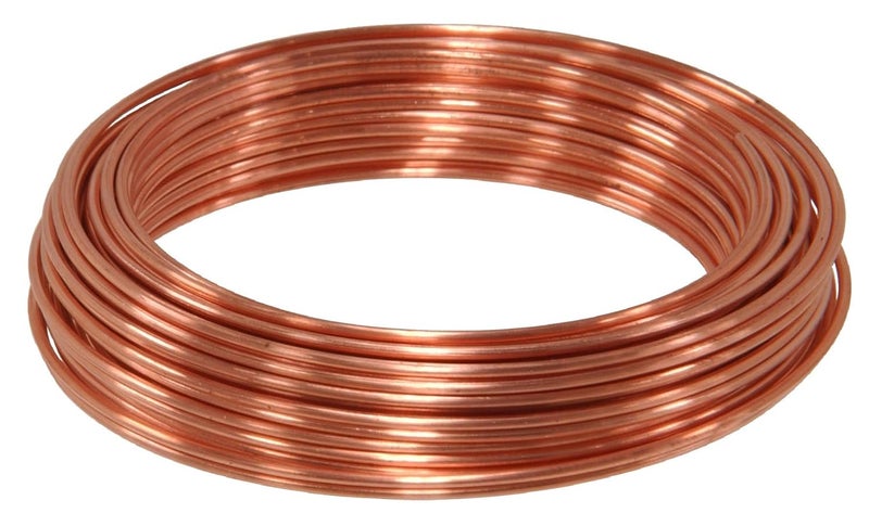 ART IFACT ART IFACT 10 Feets Bare Copper Wire 8 Gauge 4mm for Earthing Electrical Projects Jewelry Making 8 Gauge 10 Feets  - Image 1