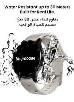 Tinymoose Atlas Smartwatch | AMOLED Display, GPS, AI-Powered Fitness Tracking, 15-Day Battery Life, Heart Rate & SpO2 Monitor, 30M Water Resistant, Bluetooth Calling, Super Responsive Touchscreen, for Android & iOS – Alpine White - pzsku/Z0A4FE978B00A044A5DFDZ/45/1741280028/0c5bfd04-f591-4bae-ac01-facf42e41807