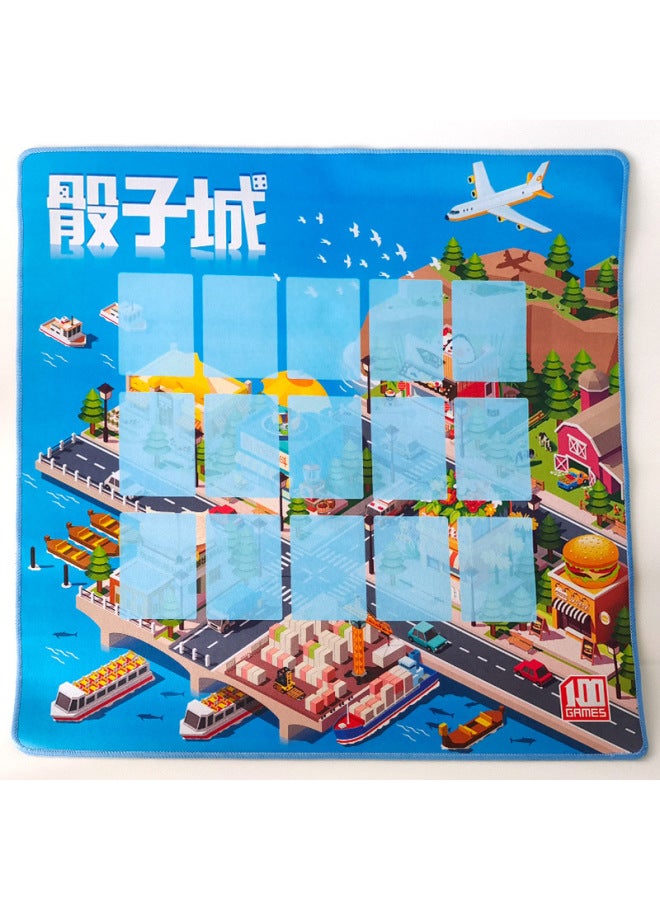 Dice City Board Game Card Deluxe Leisure Party Children's Intelligence Financial Business Education Parent-Child Interactive Games