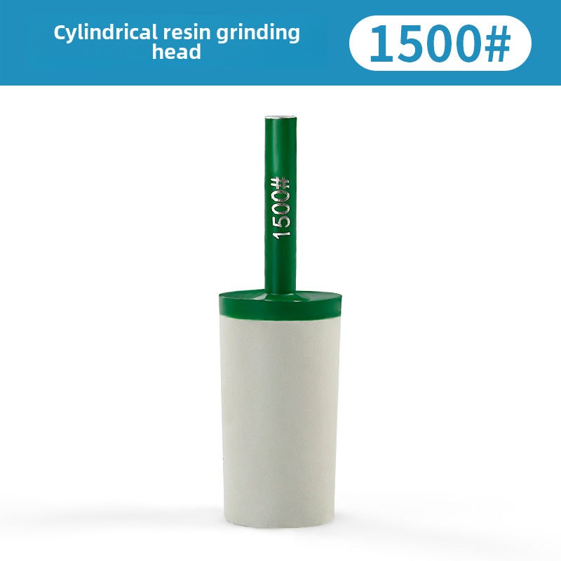 Diamond resin grinding head cylindrical small grinding wheel stone relief polishing stone carving processing electric drill straight mill grinding Rod(1500#) - Image 1