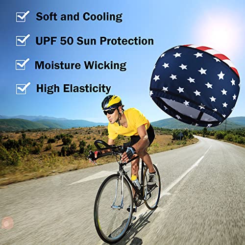 vidsel 4Pcs Men Cooling Skull Cap Helmet Liner, Sweat Wicking Beanie Head Wrap Bicycle Hard Hat Motorcycle Football Cycling Running Hats Caps Women - Image 3