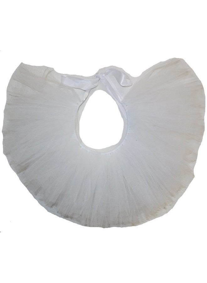 Pawpatu - Handcrafted in USA White Tulle Tutu for Small Dogs - Image 1