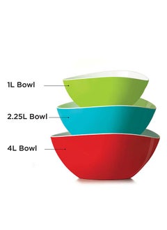 Lock2Go Teardrop Bowl 3 Pcs. Set Multicolor 4 Liters - pzsku/Z0A500C79F5CE14C2E1D4Z/45/_/1698130074/3a3e85eb-056e-4e0c-8b29-1476d2f1d3a9