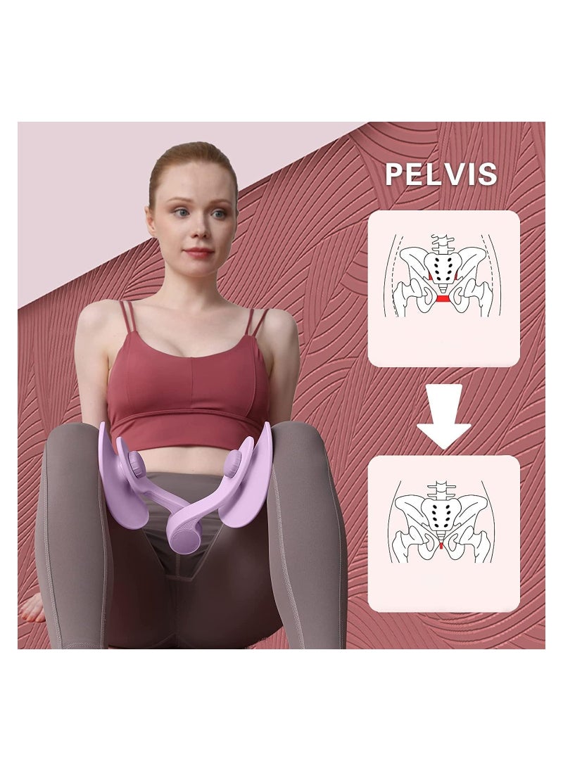 High Resistance Pelvic and Thigh Exerciser, Kegel Exerciser Hip Corrector Postpartum Pelvic Muscle Strengthening Device Adjustable Spring Inner Thigh Exerciser for Women - Purple - pzsku/Z0A50115EBAED9F36F929Z/45/_/1715771657/2f485811-0b5b-4aba-bc92-60f43f878f07