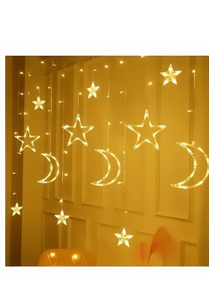 Shuer LED Stars And Moons Decorative Light Warm White 3meter - Image 2