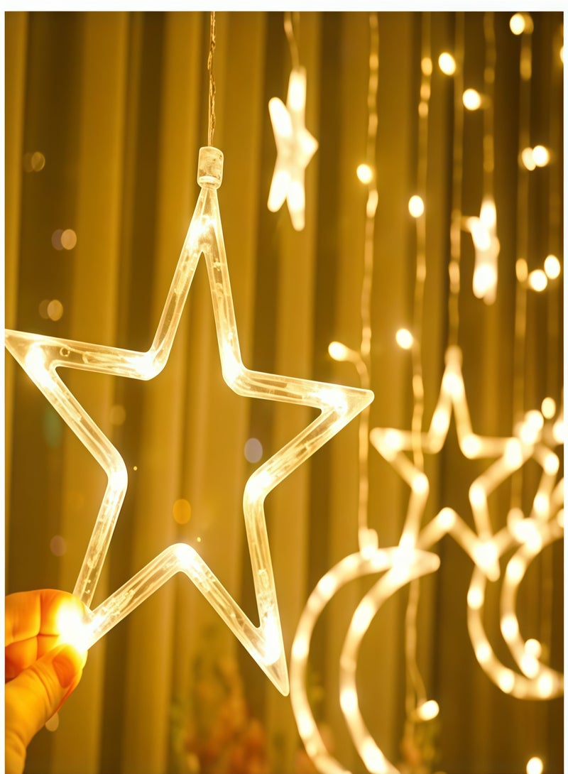Shuer LED Stars And Moons Decorative Light Warm White 3meter - Image 5